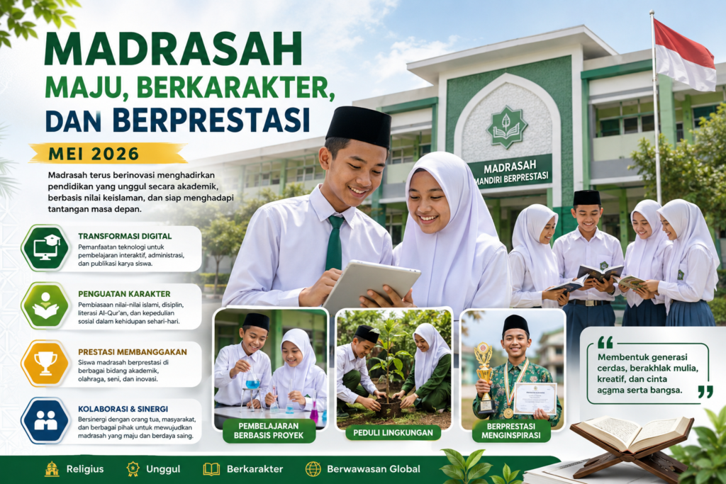 Madrasah Semakin Adaptif di Era Digital: Penguatan Karakter dan Inovasi Pembelajaran.